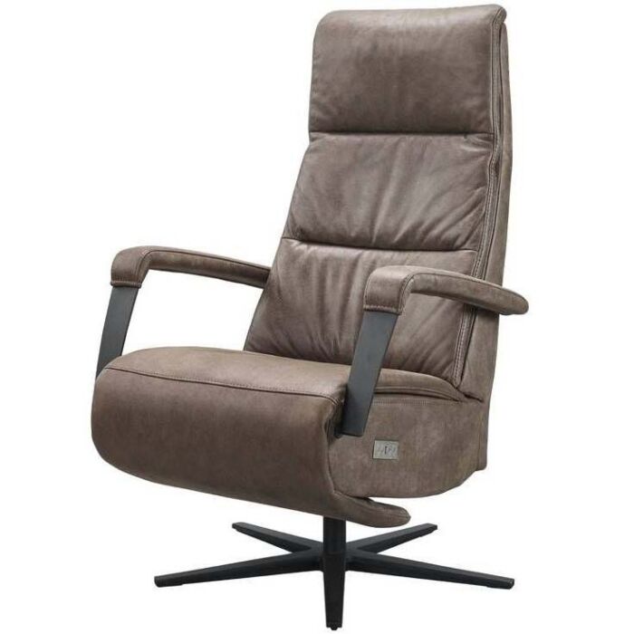 Relaxfauteuil Chanti M bruin vintage leer