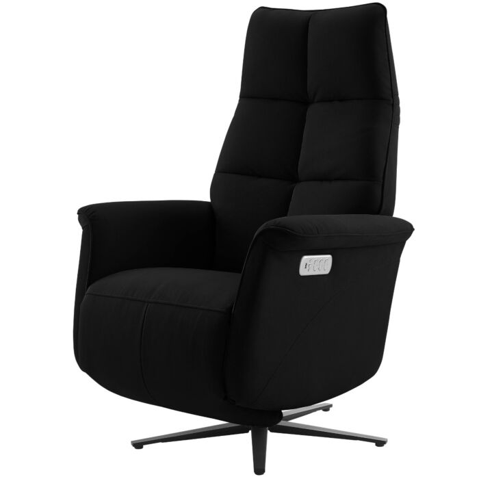 Luxe Elektrische Relaxfauteuil Hera Zwart