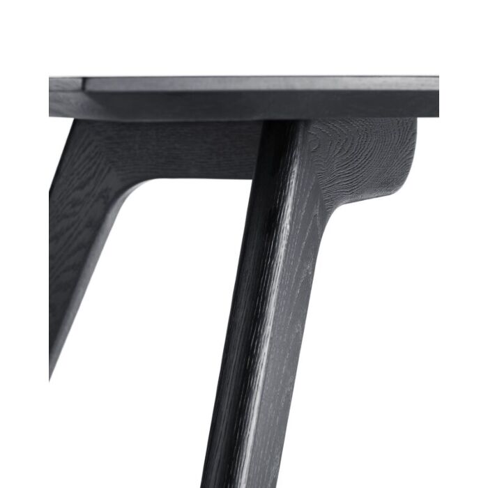 Eettafel Nemaro rechthoek Eiken zwart 240x100cm