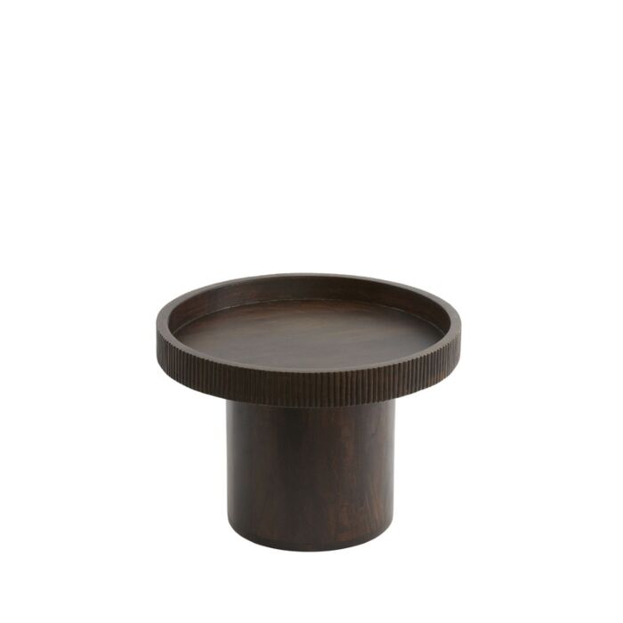 Bijzettafel Kalomo small hout roodbruin