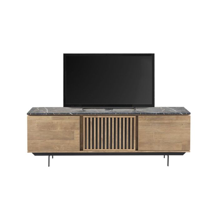 TV-meubel Sirione HPL zebra marmer old teak