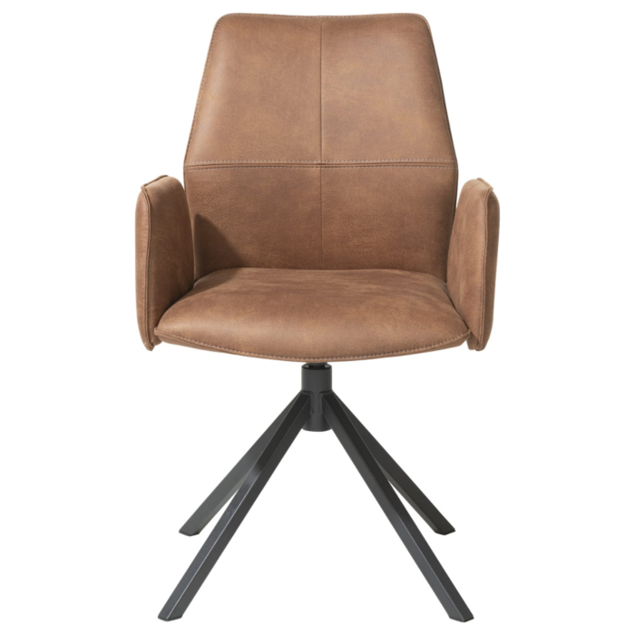 Armstoel Franky Draaibaar Cognac