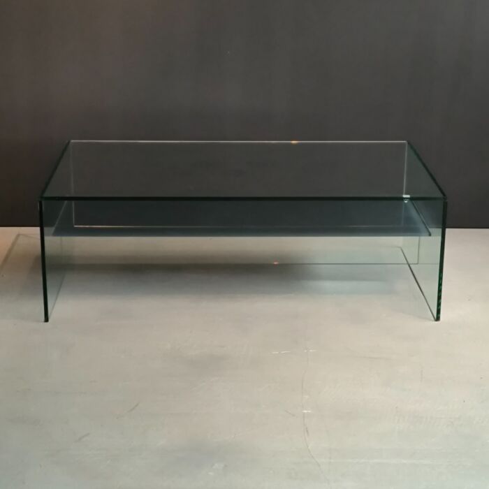 Salontafel Glas met Grijs