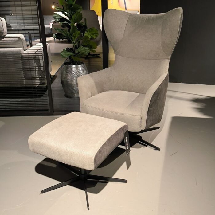 Baenks Relaxfauteuil Castleton incl hocker