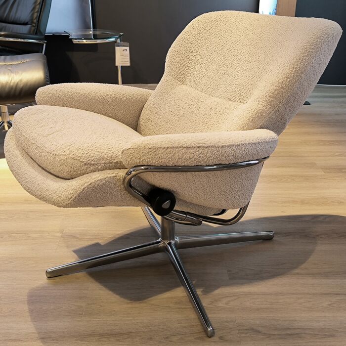 Stressless Relaxfauteuil Rome Low Back Off White