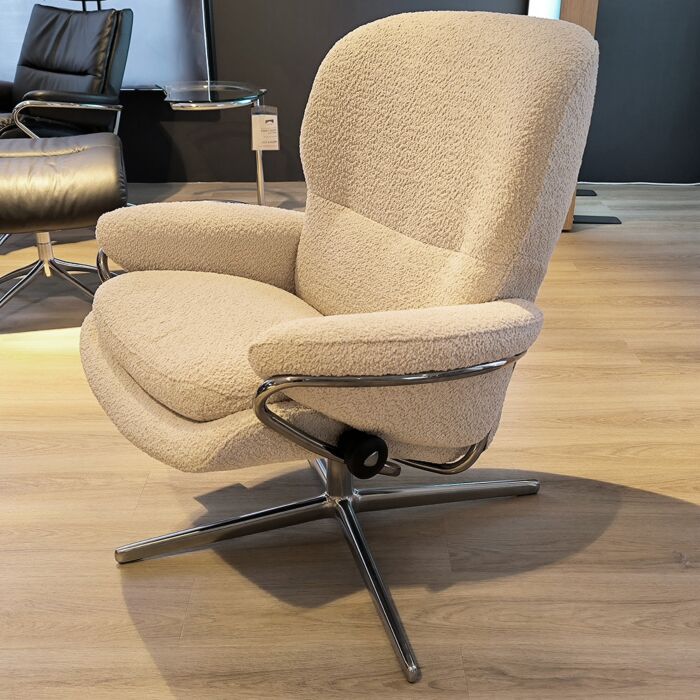 Stressless Relaxfauteuil Rome Low Back Off White