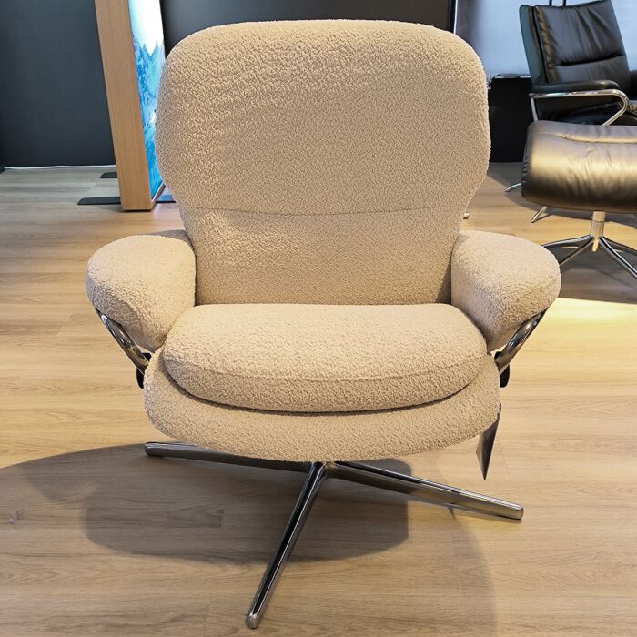 Stressless Relaxfauteuil Rome Low Back Off White