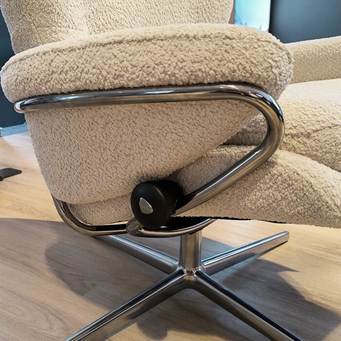 Stressless Relaxfauteuil Rome Low Back Off White