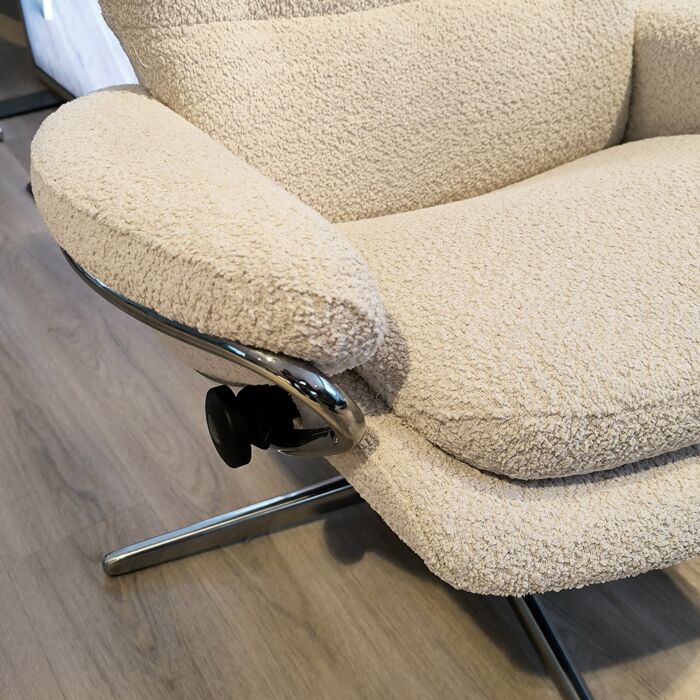 Stressless Relaxfauteuil Rome Low Back Off White