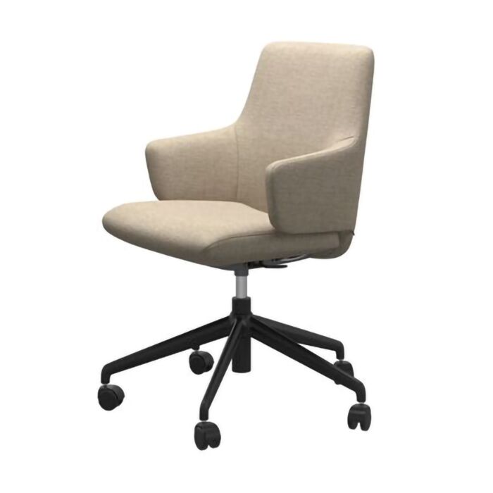 Stressless Bureaustoel Laurel Home Office Low Back Met Armleuning