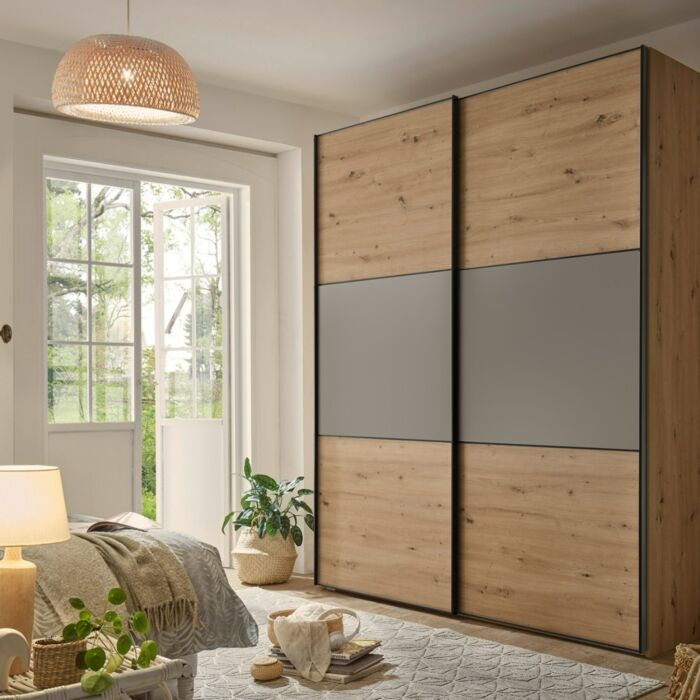 2-Deurs Zweefdeurkast Includo 167 cm