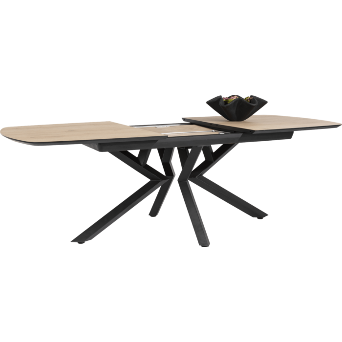 Uitschuiftafel Masura Ovaal 180(+60)x110 Cm Eiken