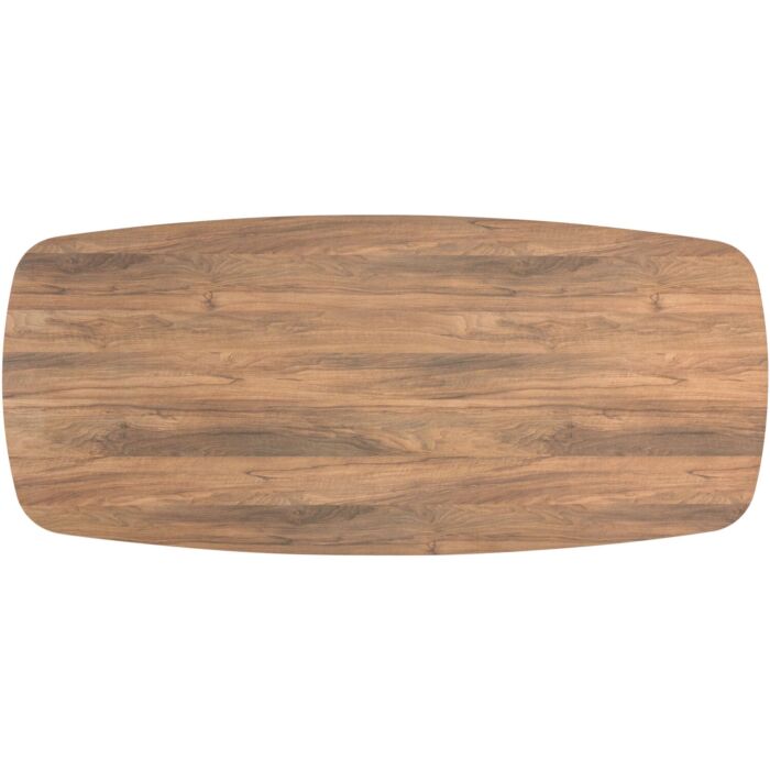 Eettafel Meberia Deens Ovaal Walnoot 200x100cm