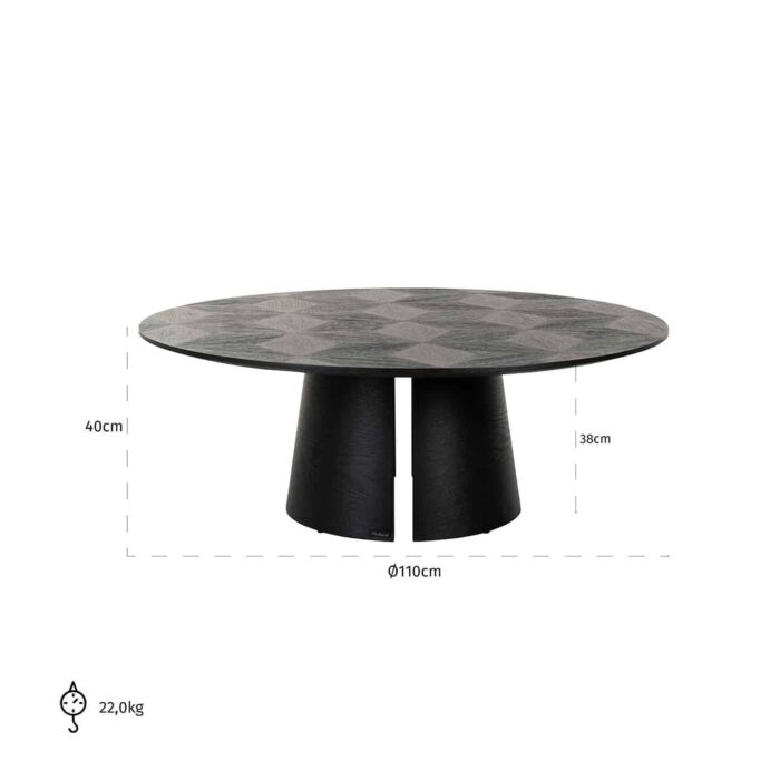 Salontafel Blax 110Ø