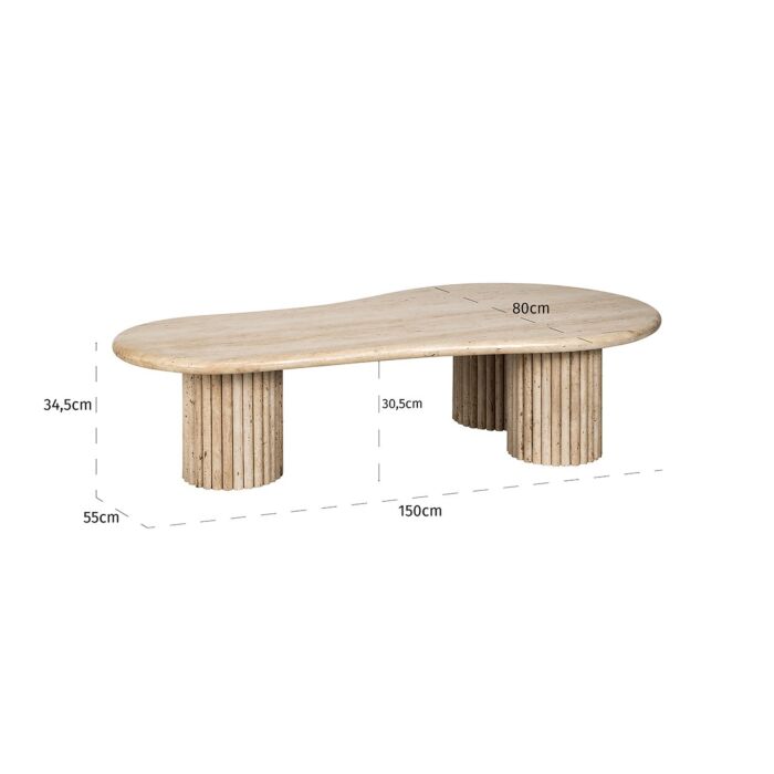 Organische Salontafel La Cantera