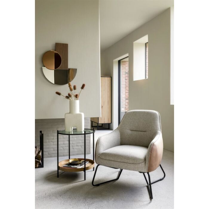 Fauteuil Oviedo Lage Rug Roze
