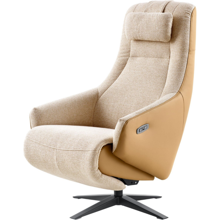 Relaxfauteuil Marlia zandbeige bruin