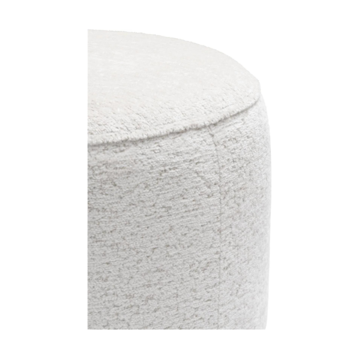 Poef Roan Rond Creme