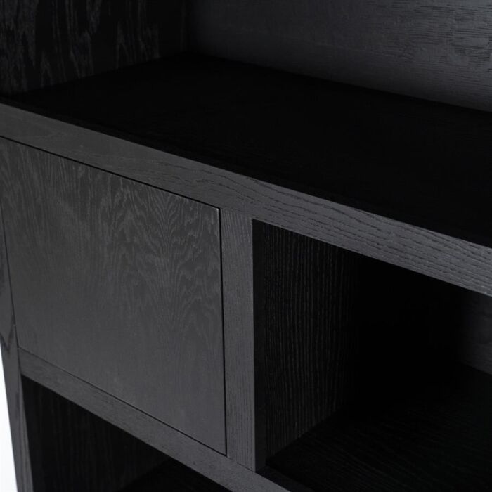 Kabinet Helsing Zwart 150cm