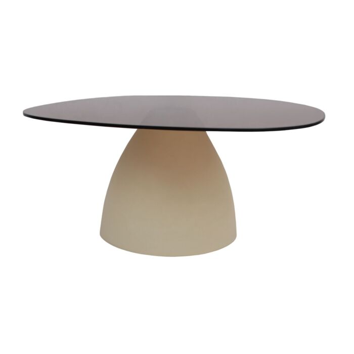 Salontafel Myloni 35x76x86 Rookglas