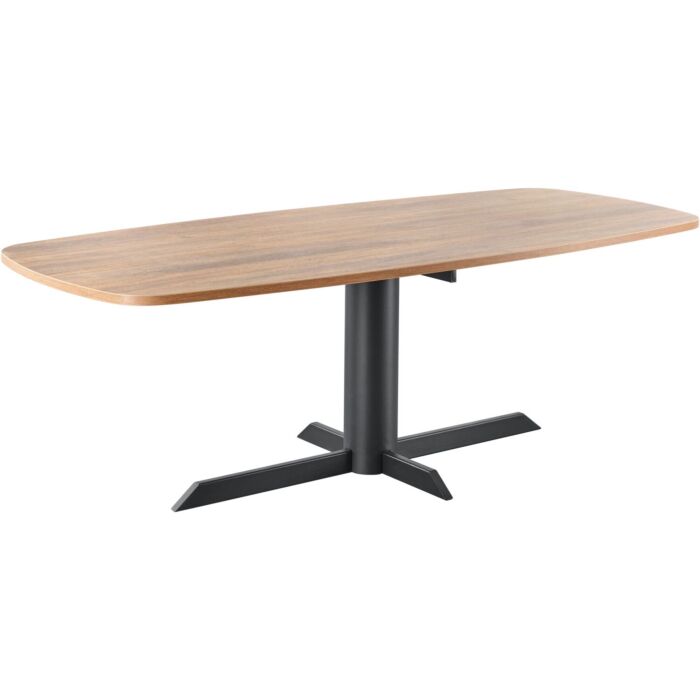 Eettafel Meberia Deens Ovaal Walnoot 200x100cm