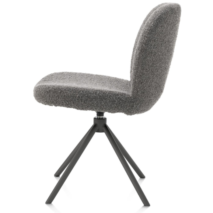 Eetkamerstoel Jaxon Graphiet Frame Lever