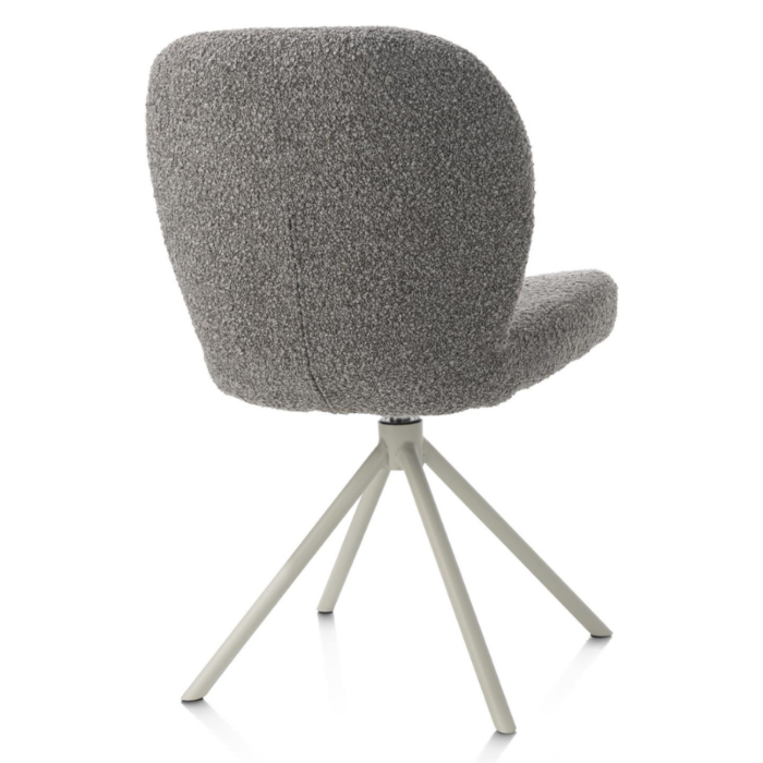 Eetkamerstoel Jaxon Silk Grey Frame Lever
