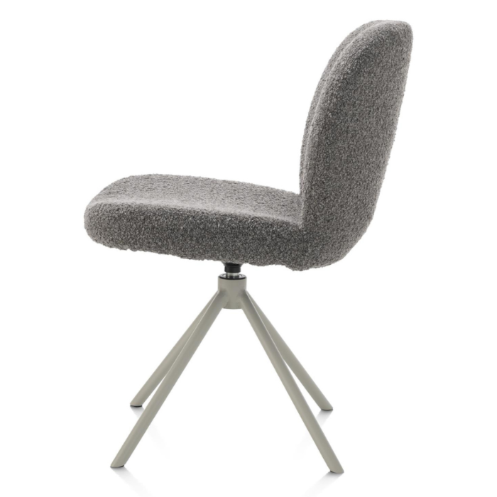 Eetkamerstoel Jaxon Silk Grey Frame Lever