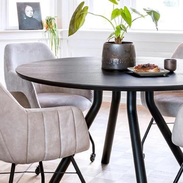 Eetkamertafel Arvada Ellips 250x110 Cm Onyx Nebbia
