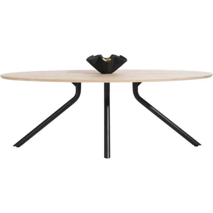 Arvada, Tafel 220 X 110 Cm. - Ellips - Centrale Poot Lang - Natural