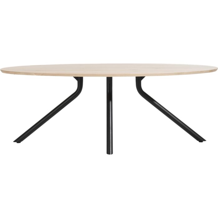 Arvada, Tafel 250 X 110 Cm. - Ellips - Centrale Poot Lang - Natural