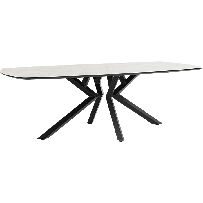 Eetkamertafel Masura Ovaal 240x110 Cm Wit