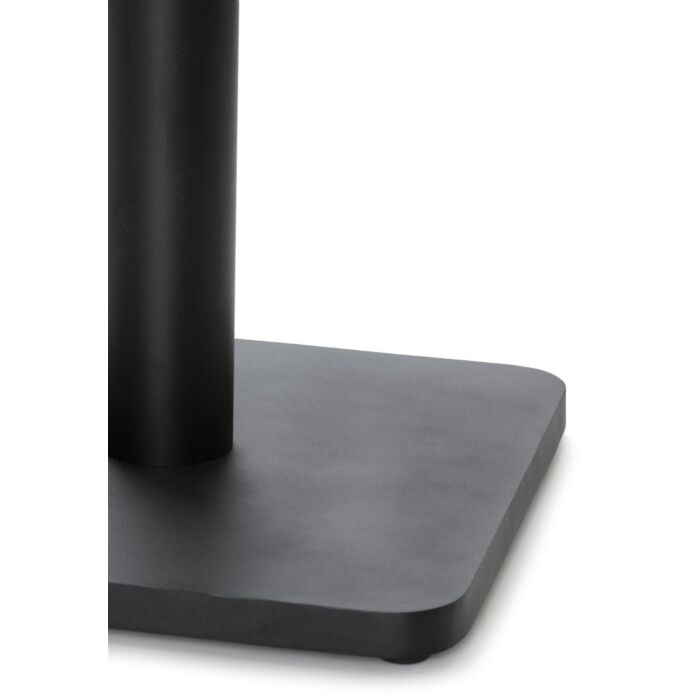 Brest Bistrotafel Stone Anthracite D80cm - Zwart