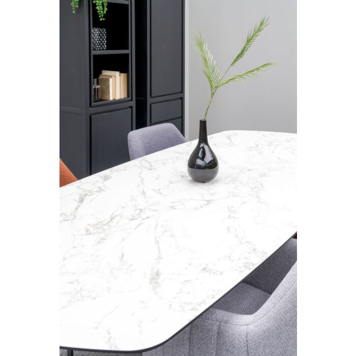 Eetkamertafel Masura Ovaal 240x110 Cm Wit
