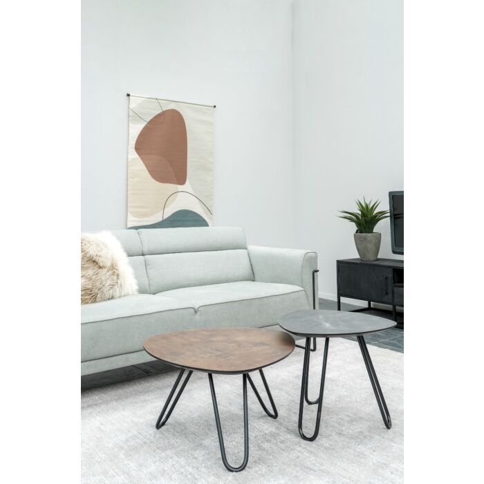 Masura, Salontafel Hoog 68 X 67,5 Cm - Eiken