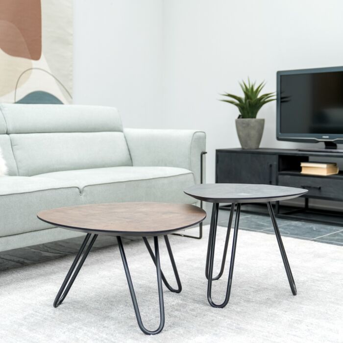 Salontafel Masura Hoog 68 Cm Eiken