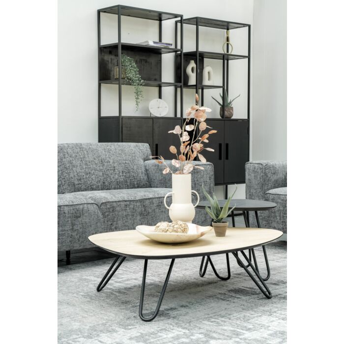 Salontafel Masura Laag 110 Cm Eiken