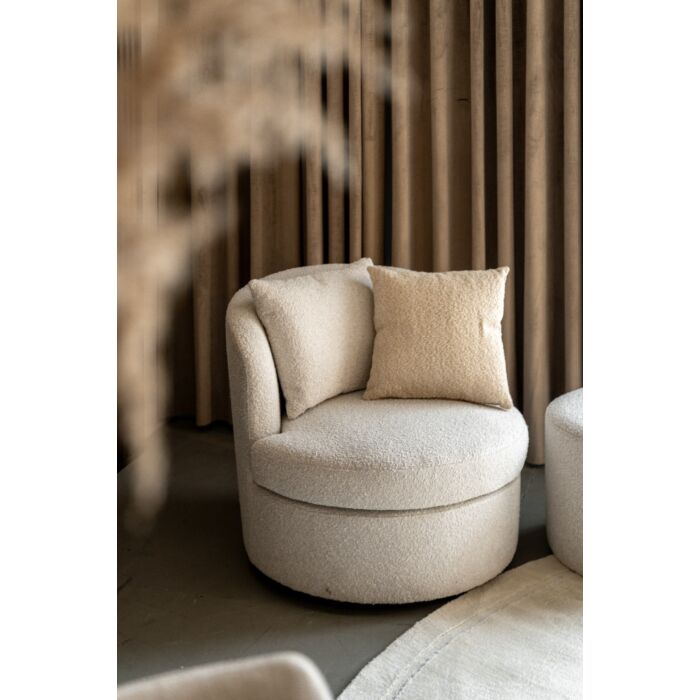 Desiree Lounge Fauteuil Bouclé