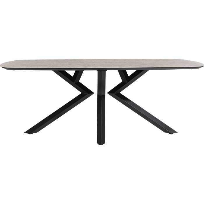 Eetkamertafel Masura Ovaal 200x105 Cm Roest