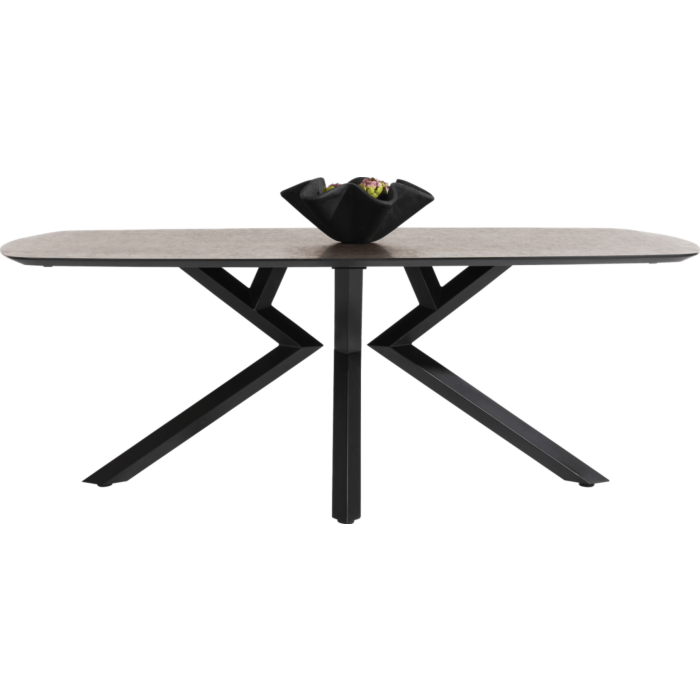 Eetkamertafel Masura Ovaal 200x105 Cm Roest