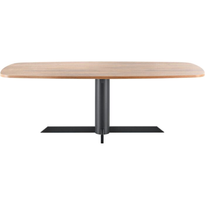 Eettafel Meberia Deens Ovaal Walnoot 200x100cm