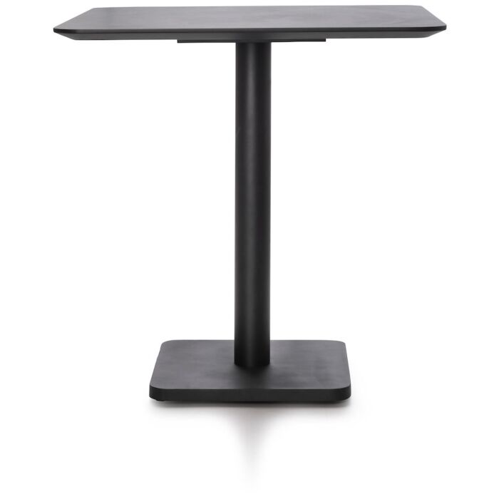 Brest Bistrotafel Marble Onyx 75X75cm - Zwart