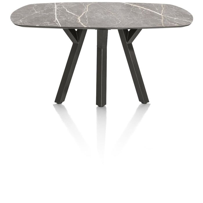Eetkamertafel Minato Ovaal 150x105 Cm Lichtgrijs