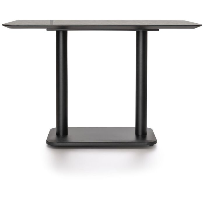 Brest Bistrotafel Stone Anthracite 120X75cm - Zwart