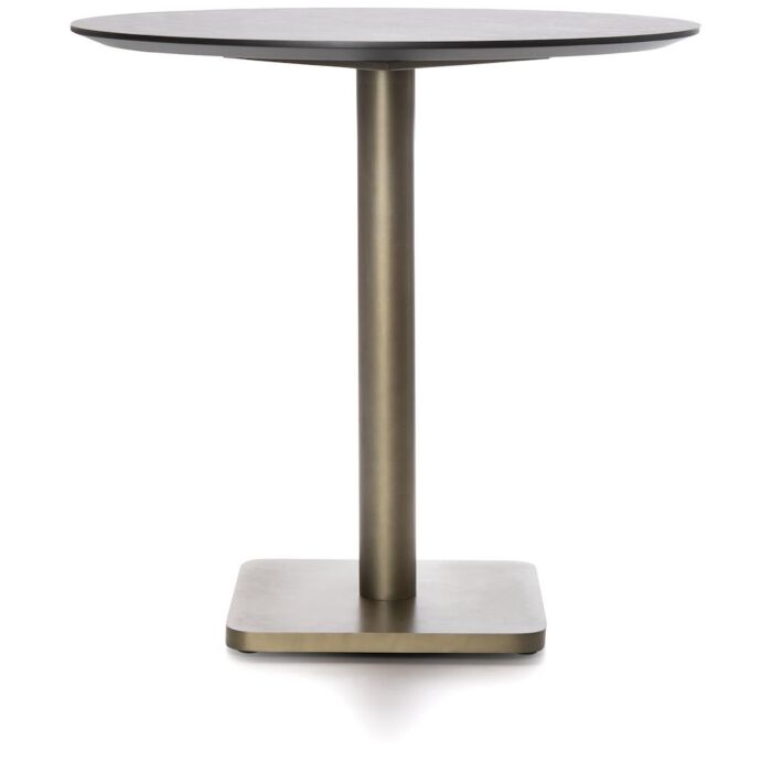 Brest Bistrotafel Stone Rust D80cm - Goud