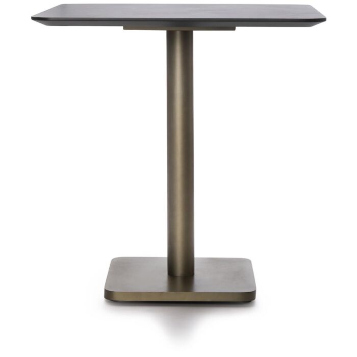 Brest Bistrotafel Marble Onyx 75X75cm - Goud