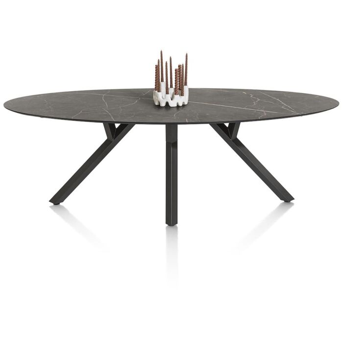 Eetkamertafel Minato Ellips 240x110 Cm Onyx
