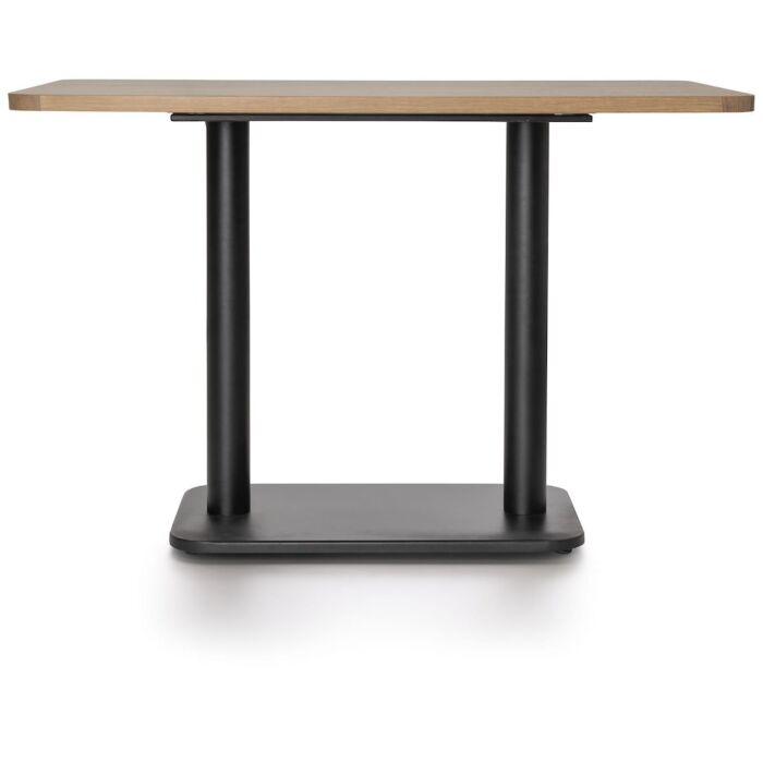 Brest Bistrotafel Vintage Oak 120X75cm - Zwart