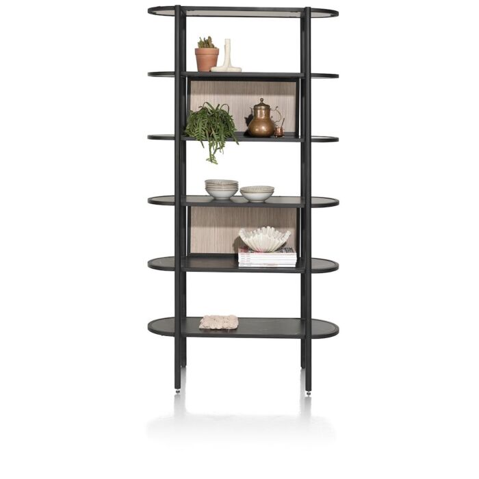 Aramon, Boekenkast 100 Cm. - 5-Niches