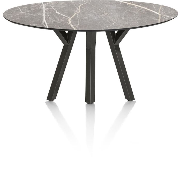 Eetkamertafel Minato Ellips 180x100 Cm Lichtgrijs